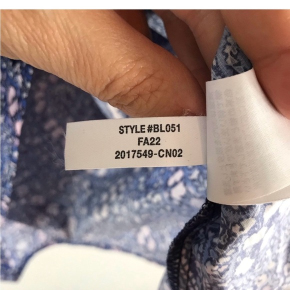 J.Crew Liberty print button-front ruffle-neck popover in Bourton Bloom - Picture 9 of 12